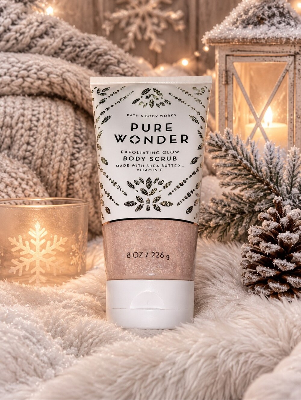 Bath And Body Works Pure Wonder Body Scrub New